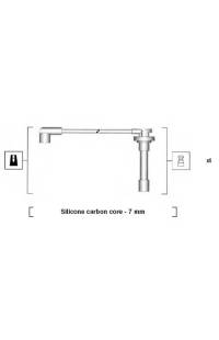 Set di cavi di accensione magneti marelli