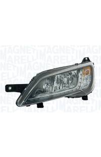 FARO DX H7 C/DRL A LED C/CORNICE NERA PEUGEOT BOXER 01/14> magneti marelli