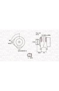 Alternatore magneti marelli