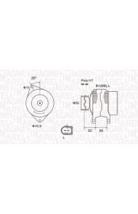 Alternatore magneti marelli