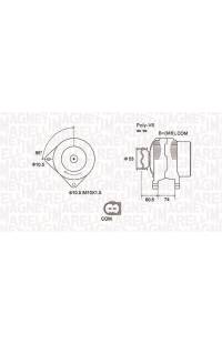 Alternatore magneti marelli