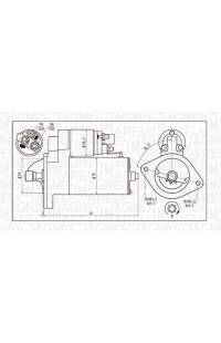 Motorino d'avviamento magneti marelli