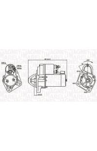 Motorino d'avviamento magneti marelli