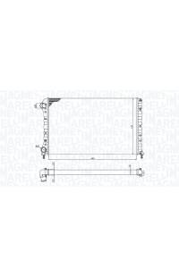 Radiatore, Raffreddamento motore magneti marelli