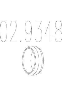 anello tenuta, tubo gas scarico mts