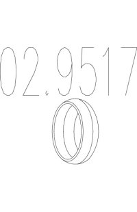 anello tenuta, tubo gas scarico mts