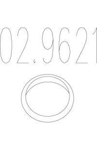 anello tenuta, tubo gas scarico mts