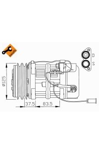 compressore, climatizzatore nrf