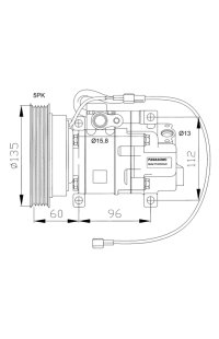 compressore, climatizzatore nrf