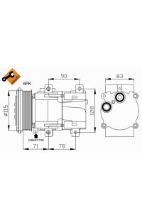 compressore, climatizzatore nrf