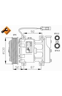 compressore, climatizzatore nrf