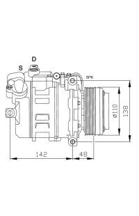 compressore, climatizzatore nrf