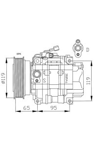 compressore, climatizzatore nrf
