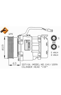 compressore, climatizzatore nrf