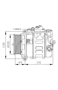 compressore, climatizzatore nrf compressore, climatizzatore nrf