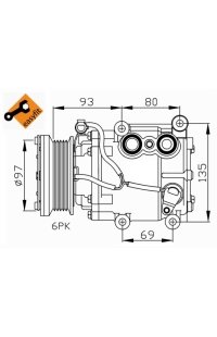 compressore, climatizzatore nrf