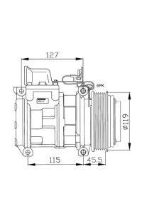 compressore, climatizzatore nrf