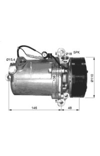 compressore, climatizzatore nrf