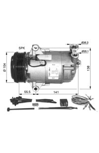 compressore, climatizzatore nrf