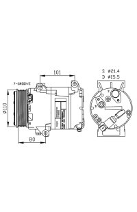 compressore, climatizzatore nrf