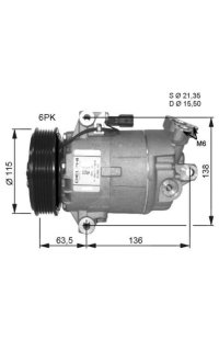 compressore, climatizzatore nrf