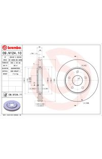 Disco Freno  (pz 1) ventilato brembo