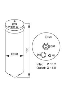 Sensore, temperatura aria d'ingresso nrf