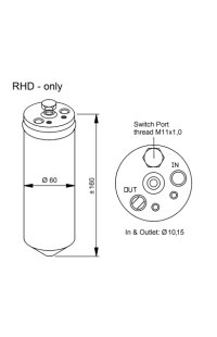 Sensore, temperatura refrigerante nrf