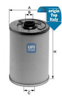 filtro carburante ufi