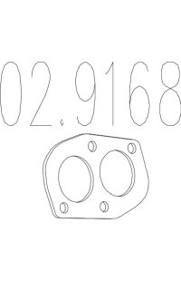 guarnizione, tubo gas scarico mts