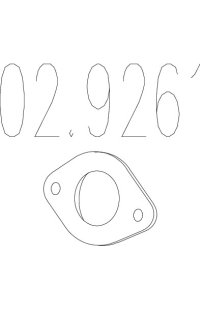 guarnizione, tubo gas scarico mts