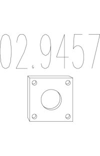 guarnizione, tubo gas scarico mts