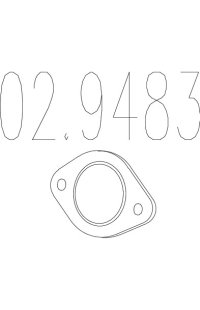 guarnizione, tubo gas scarico mts