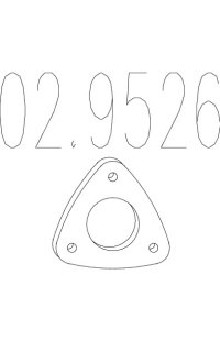 guarnizione, tubo gas scarico mts