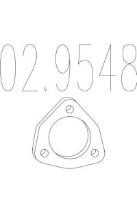 guarnizione, tubo gas scarico mts