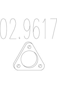 guarnizione, tubo gas scarico mts