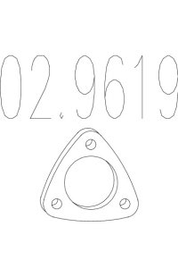 guarnizione, tubo gas scarico mts