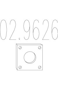 guarnizione, tubo gas scarico mts