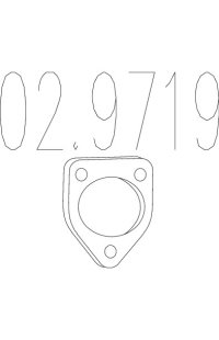 guarnizione, tubo gas scarico mts