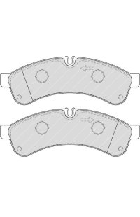 kit pastiglie freno, freno a disco ferodo