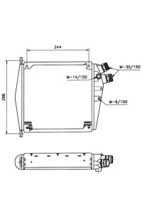 Ammortizatore pneumatico, Cofano bagagli /vano carico nrf