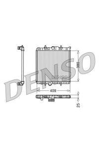 radiatore, raffreddamento motore denso