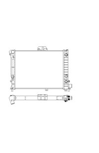 radiatore, raffreddamento motore nrf