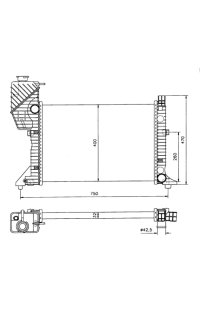 Radiatore, Raffreddamento motore nrf