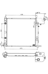 Radiatore, Raffreddamento motore nrf