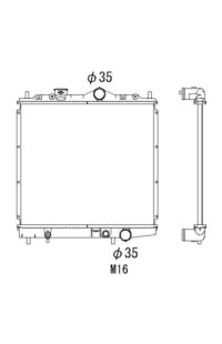 Radiatore, Raffreddamento motore nrf
