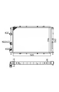 Radiatore, Raffreddamento motore nrf