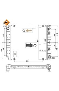 Supporto, Albero cardanico nrf