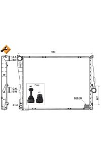 Radiatore, Raffreddamento motore nrf