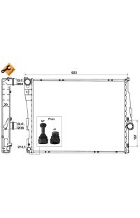 Radiatore, Raffreddamento motore nrf
